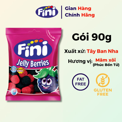 Kẹo Dẻo Fini Jelly Berries Vị Mâm Xôi 90g