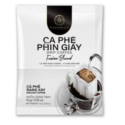 Cà Phê Phin Giấy Trung Nguyên Legend Fusion Blend – Hộp 10 gói - Hương Trái Cây Độc Đáo