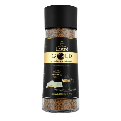 Cà Phê Hòa Tan Sấy Lạnh Trung Nguyên Legend Gold - Hũ 100gr