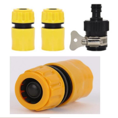  Bộ dây vòi xịt nước rửa xe, tưới cây . tăng áp 3 lần,loại 7m,10m 206701-3 đầu đồng,cút,nối đen+tặng đai