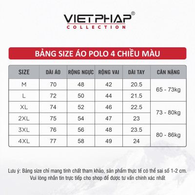 Áo Polo Nam VIỆT PHÁP Form Luxury - Thun 4 Chiều Trơn , lịch lãm, sang trọng  9834
