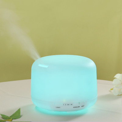 Máy xông tinh dầu phòng ngủ tạo ẩm phun sương khuếch tán tinh dầu làm thơm phòng, khử mùi nhà vệ sinh trụ tròn - Hàng chính hãng Vinbuy