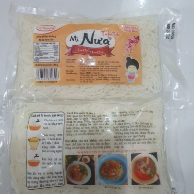 Combo 4 Gói Mì Nưa Vị Nguyên Das Keto 240g