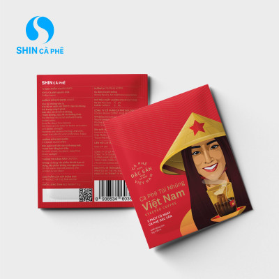 Cà phê Việt Nam - SHIN Cà Phê - Túi Nhúng - Hộp 10 gói