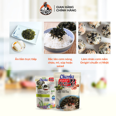 Rong Biển Rắc Oliu Ớt Okenki Ông Chà Và 43g – Hàng chính hãng