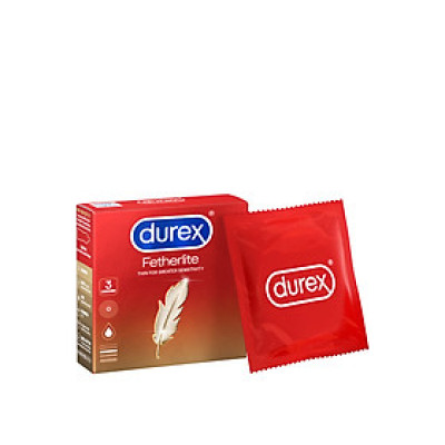 Bao Cao Su Durex Fetherlite (Hộp 3 Cái)