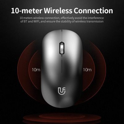  Chuột không dây uFound R-55 2.4G 1200DPI phù hợp với hộ gia đình, văn phòng