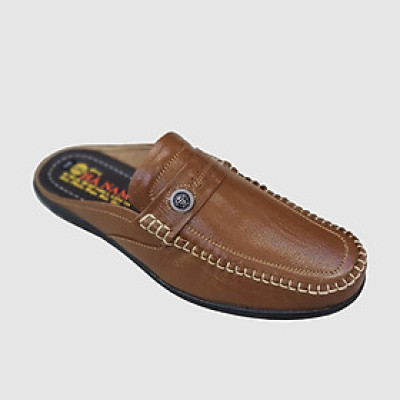 Dép Bít Mũi Nam HÀ NAM Da Bò Thật Cao Cấp GSB20120