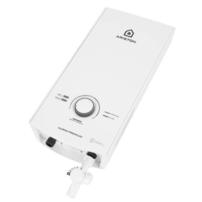Máy nước nóng trực tiếp Ariston 4500W AURES PREMIUM 4.5P IVORY - Hàng Chính Hãng - Mới 100%