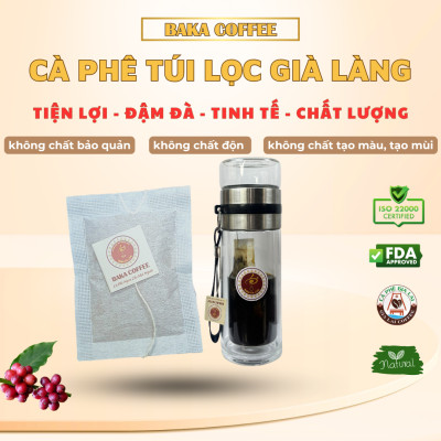 Cà phê túi lọc Già Làng - Hộp 10 gói