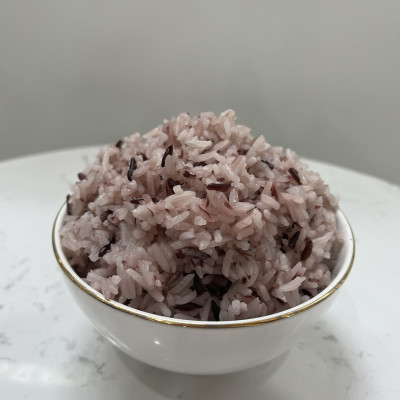 Gạo ST25 Lứt Tím túi 2kg - Dẻo mềm, thơm đặc trưng, giàu dinh dưỡng