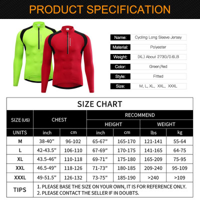 Áo khoác thể thao Wosawe Bo219 có dây kéo tay dài để đi xe đạp leo núi