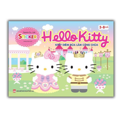 Sách - Túi Sticker Hello Kitty 3 - 8 Tuổi - Minh Thắng