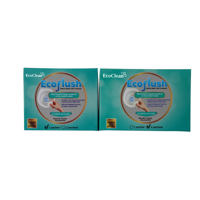 Vi Sinh Xử Lý Bồn Cầu, Bể Phốt  Đầy, Tràn - EcoFlush Hộp Nhỏ - Túi Gói Sinh Học Tự Huỷ