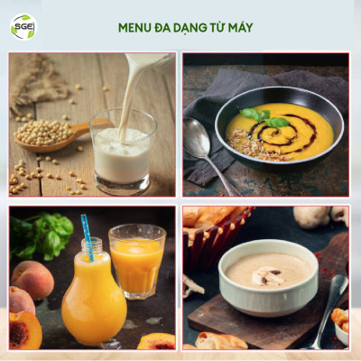 Máy Làm Sữa Đậu/ Sữa Hạt Model SM350. Dòng Máy Gia Đình, Quán Cafe, Làm Sữa Tốc Độ Cao, Tiện Lợi, Đơn Giản, Giá Hấp Dẫn. Hàng Nhập Khẩu Chính Hãng Thái Lan