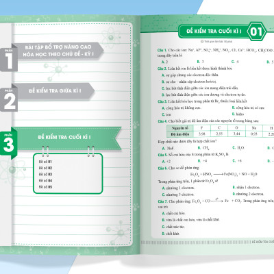 Bài tập bổ trợ nâng cao kỹ năng Hóa học lớp 10 tập 1