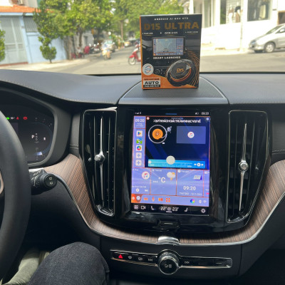 HTD Bộ Chuyển Đổi Màn Hình Android D15 Ultra dành cho ô tô thế hệ mới nhất (Tặng kèm Bơm Điện Mini P23, VM Live Plus 2 năm)