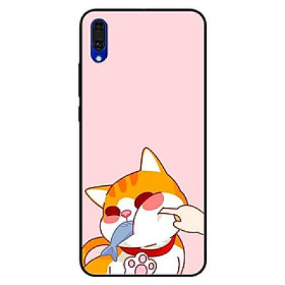Ốp lưng dành cho Huawei Y7 Pro - mẫu Mèo Ăn Cá