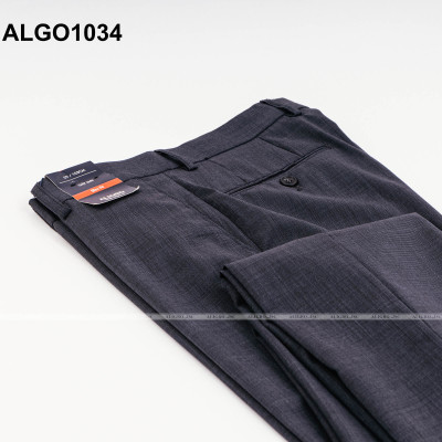 Quần Âu Nam Aligro Màu grey chất liệu cao Cấp, chuẩn Form Slimfit, Tôn Dáng  màu grey ALGO1034