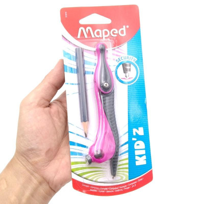 Compa Maped Kid 191610 - Màu Hồng