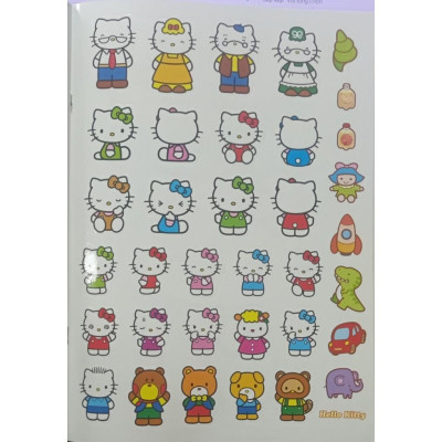 Sách - Bé Tô Màu Hello Kitty - Bảng Chứ Cái Tiếng Anh - Tặng Kèm Sticker Xinh Xắn - Minh Thắng