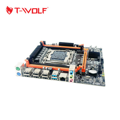 Bo mạch chủ Main T-WOLF Xeon TW-X99D4M (LGA2011V3-V4/4*DDR4(Chạy được Ram thường)/Lan 1000/NVMe/PCIe16X/PCIe1X) - Hàng Chính Hãng