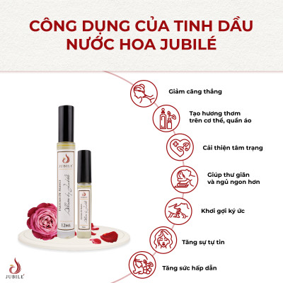 LA VIE EST BY JUBILÉ - Tinh dầu nước hoa Pháp Nữ Minisize Dạng lăn 3ml Thơm Lâu, Sang Trọng, Quyến Rũ