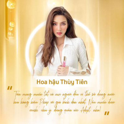 Nước hoa nữ thơm lâu chính hãng,nước hoa thùy tiên adopt Lady Glitter hương thơm kiêu sa dung tích 30ml