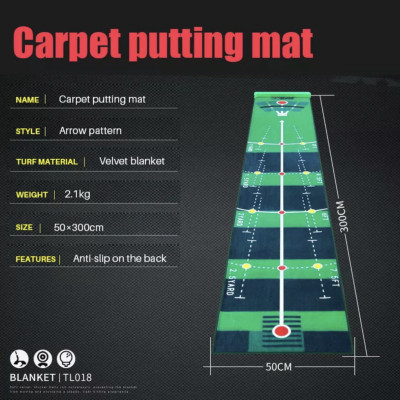 Thảm tập putting Golf chính hãng PGM mã TL018 thảm nhung