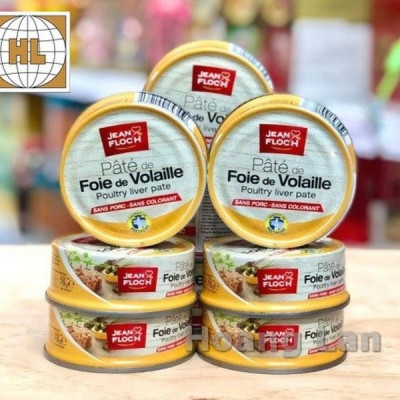 Pate gan Gà Volaille Jean Floch 78g - Pháp