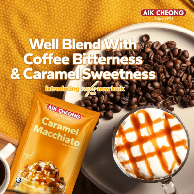 Cà Phê Macchiato Caramel Hòa Tan Aik Cheong Malaysia 300g (12 Gói x 25g)