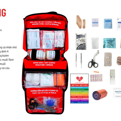 TÚI SƠ CỨU Y TẾ Ô TÔ - VĂN PHÒNG - CẮM TRẠI 1LIFE