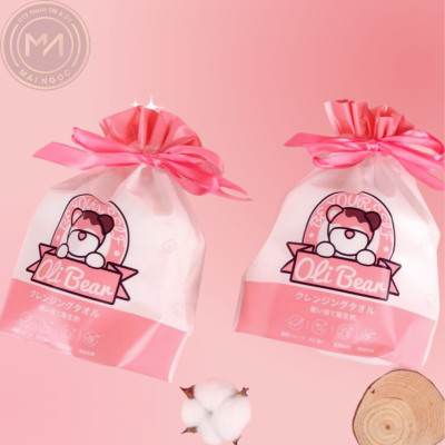 Khăn Tẩy Trang giấy khô đa năng Olibear Dạng Cuộn
