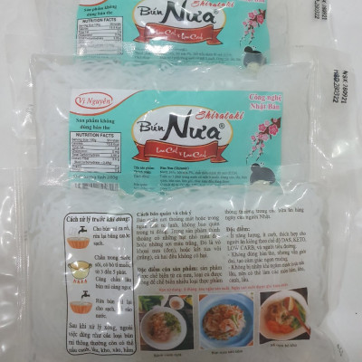 Combo 8 Gói Bún Nưa Vị Nguyên Das Keto 240g