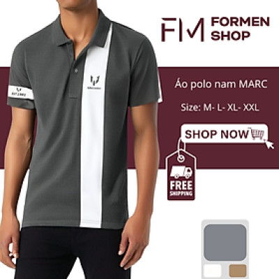 Áo Polo nam cổ bẻ ngắn tay, chất liệu vải cá sấu cotton cao cấp, trẻ trung, năng động – FORMEN SHOP – FMPS131