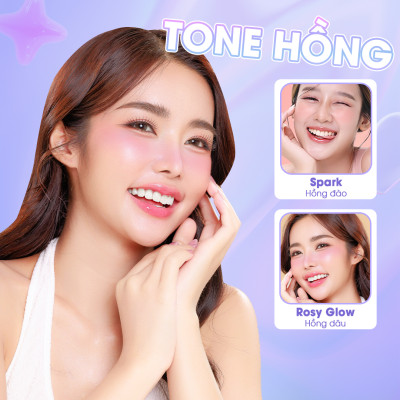 Phấn Má Trang Điểm myKella Magic Cheek Duo Lâu Trôi Và Trendy