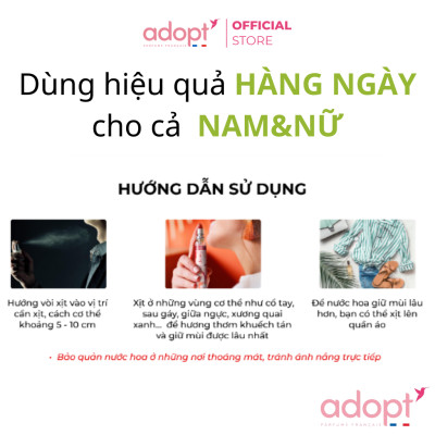 Nước hoa nam chính hãng Adopt