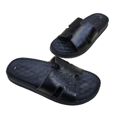 Dép Nam Quai Ngang Da Bò Thật TiTi ĐÔ Cao Cấp DNA2209