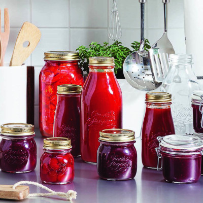 Hũ thủy tinh nắp vặn Quattro 150ml - Bormioli Rocco - Italy