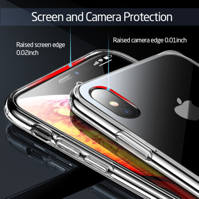 Ốp lưng silicon chống sốc cho iPhone XS MAX hiệu Likgus Crashproof giúp chống chịu mọi va đập  - Hàng chính hãng