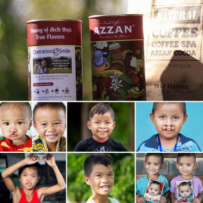 Azzan AZR pha phin 200g - Cà phê thượng hạng/Mỗi sản phẩm đóng góp 5000đ cho tổ chức phẫu thuật nụ cười OperationSmile