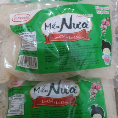 Combo 5 Gói Miến Nưa Vị Nguyên Das Keto 240g