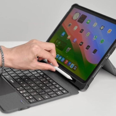 Bao da bàn phím WIWU Mag Touch Keyboard cho iPad Air11 M3 , Air13inch M2 M3, Pro 11 / 12.9 inch / M1 / M2 / M4 , Air 4 / 5 , IPad gen 9 - Hàng chính hãng