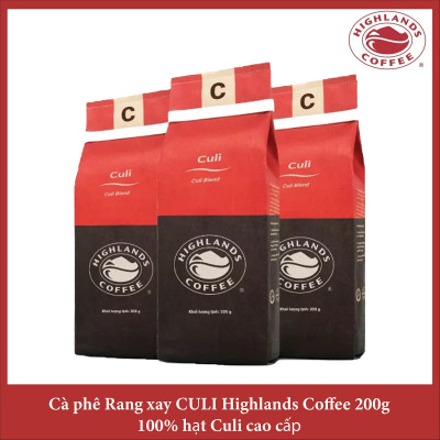 Culi Blend Cà phê rang xay Culi Highlands coffee 200g