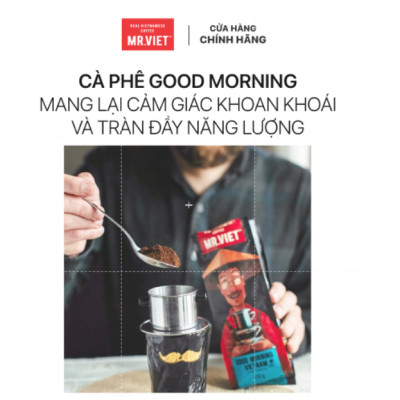 Cà Phê Rang Xay Túi Good Morning Vietnam MR.VIET (250g/Túi)