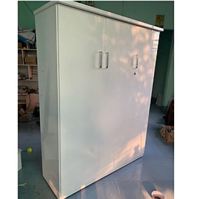 Tủ nhựa đài loan 3 buồng trắng trơn 124x165(TPHCM)