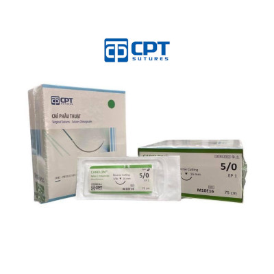 Chỉ phẫu thuật không tiêu CPT Carelon Nylon số 5/0 - M10E13 / M10E16