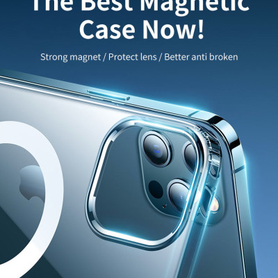 Ốp Lưng Mag safe Trong Suốt MIPOW TEMPERED GLASS Dành Cho iPhone 13 Mini, Iphone 13/ 13 Pro, 13 Pro Max - Hàng Chính Hãng