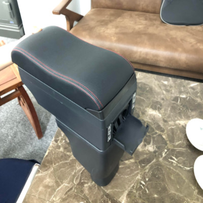 Hộp tỳ tay ô tô, xe hơi Hyundai i10 tích hợp 3 cổng USB -Hàng Chính Hãng