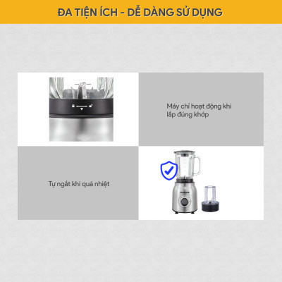 Máy Xay Sinh Tố BlueStone BLB-5341 1.5 Lít 600W - Hàng Chính Hãng